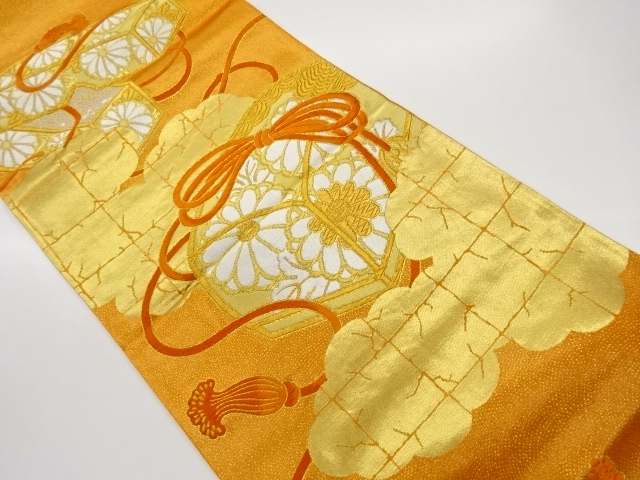 JAPANESE FUKURO OBI / WOVEN CLOUD